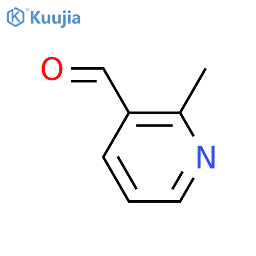 2-methylpyridine-3-carboxaldehyde structure
