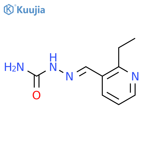 Hydrazinecarboxamide, 2-[(2-ethyl-3-pyridinyl)methylene]- structure