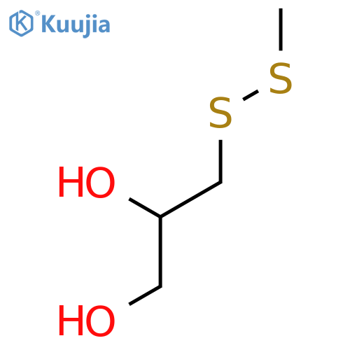 3-(Methyldisulfanyl)propane-1,2-diol structure