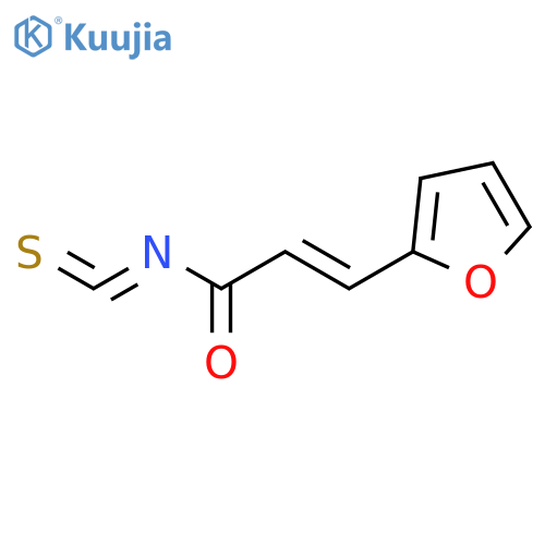 2-PROPENOYL ISOTHIOCYANATE, 3-(2-FURANYL)- structure