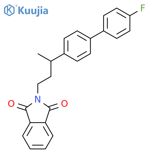 1H-ISOINDOLE-1,3(2H)-DIONE, 2-[3-(4'-FLUORO[1,1'-BIPHENYL]-4-YL)BUTYL]- structure