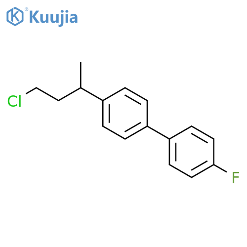 1,1'-Biphenyl, 4-(3-chloro-1-methylpropyl)-4'-fluoro- structure