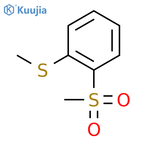 Benzene, 1-(methylsulfonyl)-2-(methylthio)- structure