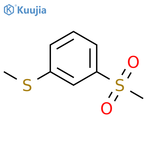 Benzene, 1-(methylsulfonyl)-3-(methylthio)- structure