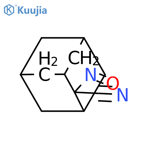 2-nitrosotricyclo[3.3.1.1~3,7~]decane-2-carbonitrile structure