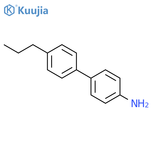 4-(4-propylphenyl)aniline structure