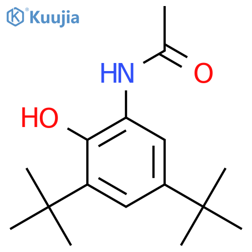 Acetamide,N-[3,5-bis(1,1-dimethylethyl)-2-hydroxyphenyl]- structure
