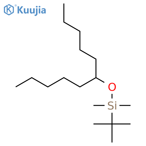 Silane, (1,1-dimethylethyl)dimethyl[(1-pentylhexyl)oxy]- structure