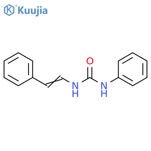 Urea, N-phenyl-N'-(2-phenylethenyl)- structure