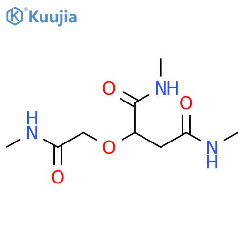 Butanediamide, N,N'-dimethyl-2-[2-(methylamino)-2-oxoethoxy]- structure