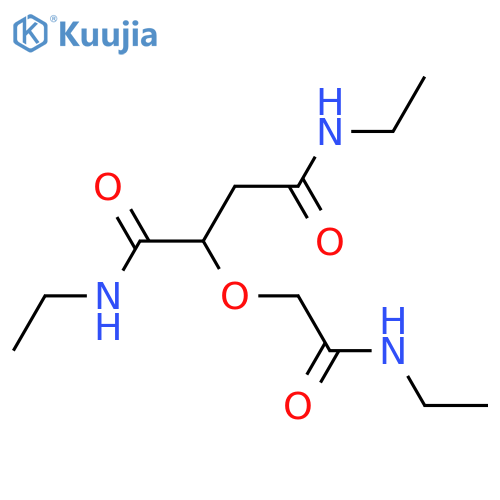Butanediamide, N,N'-diethyl-2-[2-(ethylamino)-2-oxoethoxy]- structure