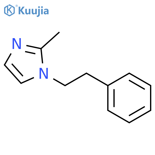 1H-Imidazole, 2-methyl-1-(2-phenylethyl)- structure