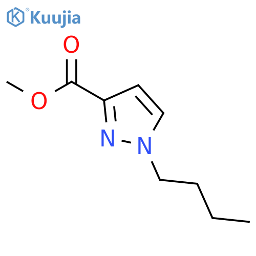 methyl 1-butyl-1H-pyrazole-3-carboxylate structure