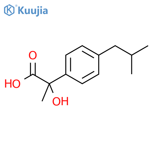 rac a-Hydroxy Ibuprofen structure