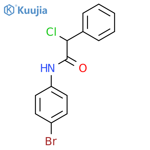 N-(4-Bromophenyl)-2-chloro-2-phenylacetamide structure