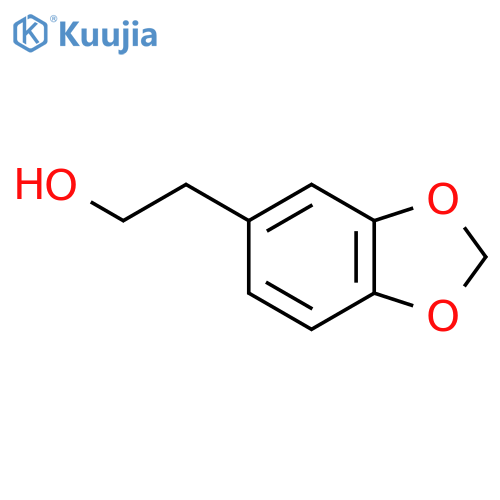 2-(2H-1,3-Benzodioxol-5-yl)ethan-1-ol structure