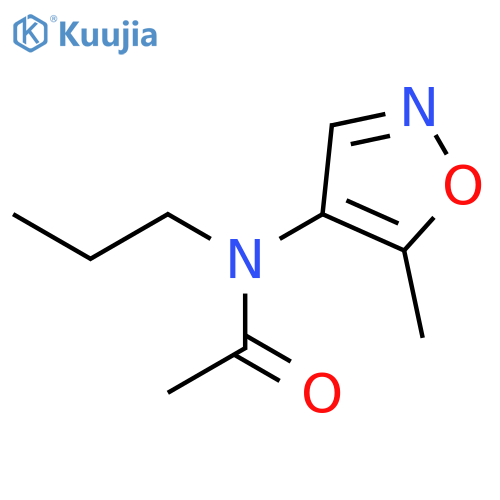 Acetamide, N-(5-methyl-4-isoxazolyl)-N-propyl- structure