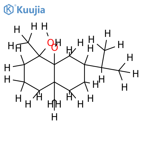 (4beta,5beta,10alpha)-4,5-Eudesmanediol structure