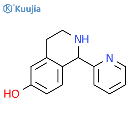 6-Isoquinolinol,1,2,3,4-tetrahydro-1-(2-pyridinyl)-(9CI) structure