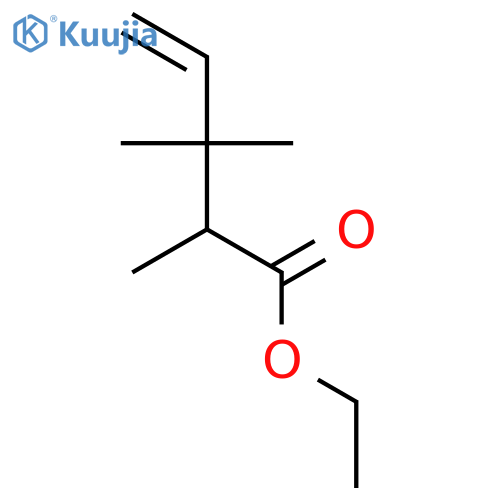 4-Pentenoic acid, 2,3,3-trimethyl-, ethyl ester structure