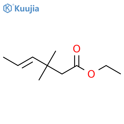 4-Hexenoic acid, 3,3-dimethyl-, ethyl ester structure