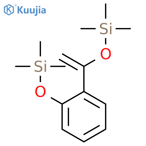 Silane, trimethyl[2-[1-[(trimethylsilyl)oxy]ethenyl]phenoxy]- structure