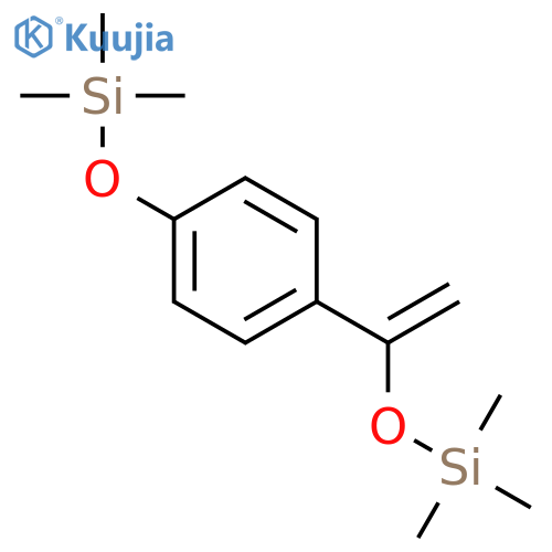 SILANE, TRIMETHYL[4-[1-[(TRIMETHYLSILYL)OXY]ETHENYL]PHENOXY]- structure