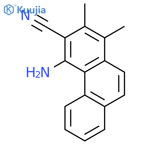 3-Phenanthrenecarbonitrile, 4-amino-1,2-dimethyl- structure