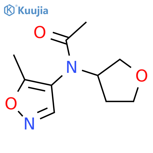 Acetamide, N-(5-methyl-4-isoxazolyl)-N-(tetrahydro-3-furanyl)- structure