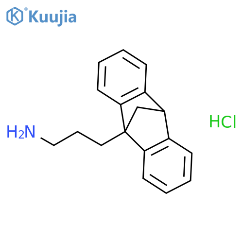 9,10-METHANOANTHRACENE-9(10H)-PROPANAMINE, HYDROCHLORIDE structure