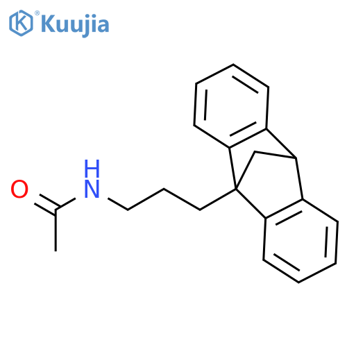 N-[3-(9,10-Methanoanthracen-9(10H)-yl)propyl]acetamide structure