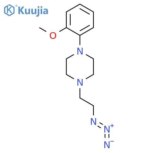 PIPERAZINE, 1-(2-AZIDOETHYL)-4-(2-METHOXYPHENYL)- structure