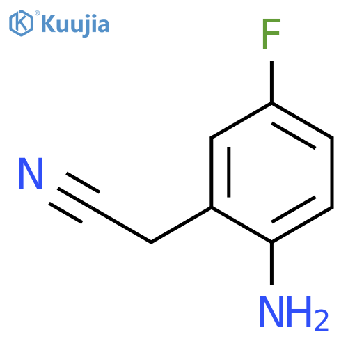 2-(2-amino-5-fluorophenyl)acetonitrile structure