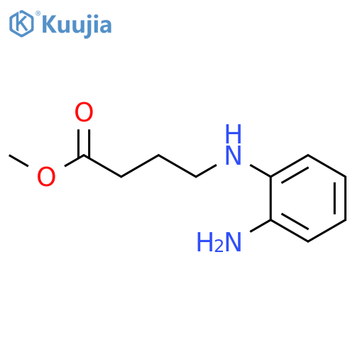 Butanoic acid, 4-[(2-aminophenyl)amino]-, methyl ester structure