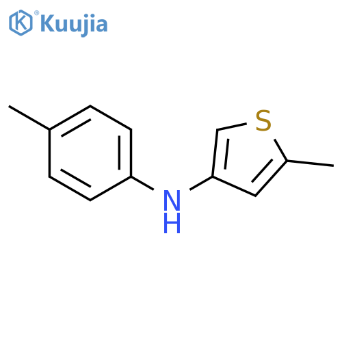 3-THIOPHENAMINE, 5-METHYL-N-(4-METHYLPHENYL)- structure