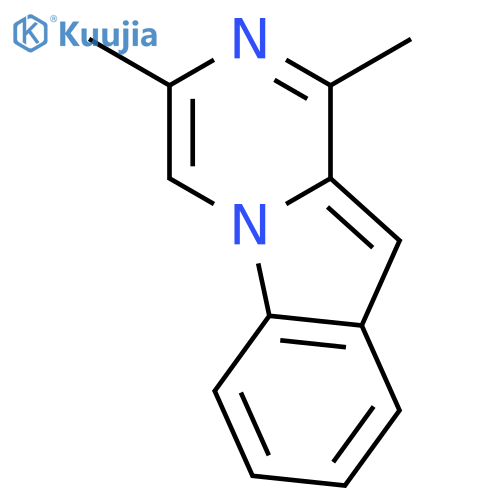 Pyrazino[1,2-a]indole, 1,3-dimethyl- structure