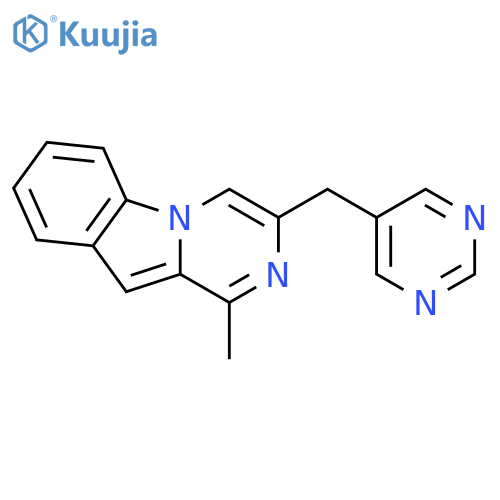 PYRAZINO[1,2-A]INDOLE, 1-METHYL-3-(5-PYRIMIDINYLMETHYL)- structure