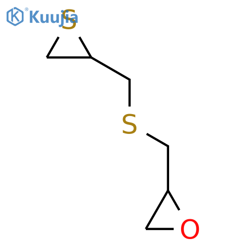 Oxirane, [[(thiiranylmethyl)thio]methyl]- structure