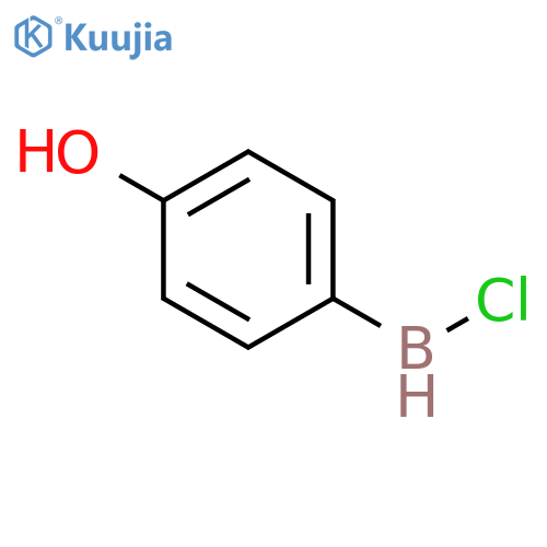 PHENOL, 4-(CHLOROBORYL)- structure