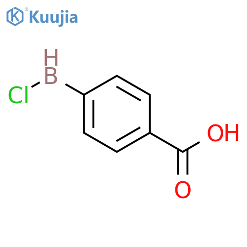 BENZOIC ACID, 4-(CHLOROBORYL)- structure