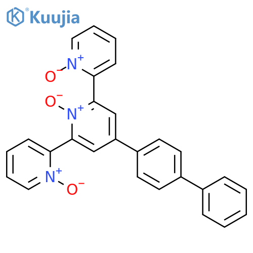 2,2':6',2''-TERPYRIDINE, 4'-[1,1'-BIPHENYL]-4-YL-, 1,1',1''-TRIOXIDE structure
