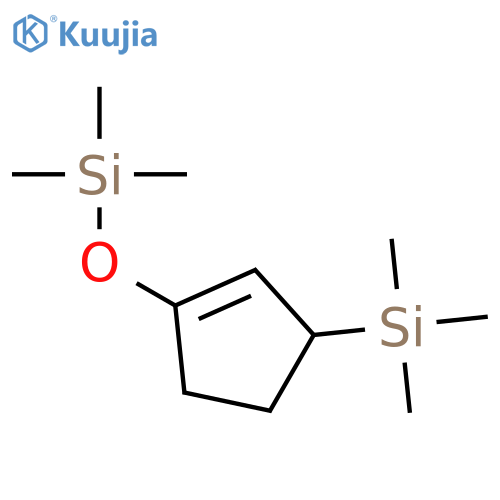 Silane, trimethyl[[3-(trimethylsilyl)-1-cyclopenten-1-yl]oxy]- structure