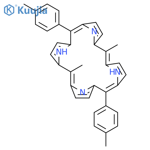 21H,23H-Porphine, 5,15-dimethyl-10,20-bis(4-methylphenyl)- structure