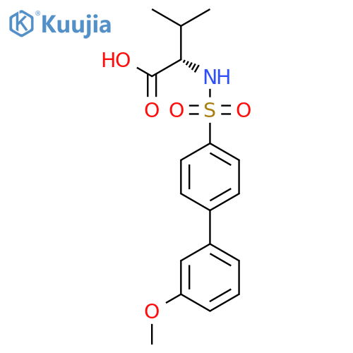 L-VALINE, N-[(3'-METHOXY[1,1'-BIPHENYL]-4-YL)SULFONYL]- structure