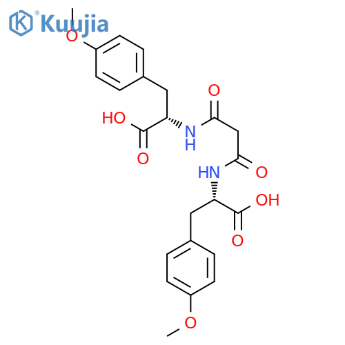 L-Tyrosine, N,N'-(1,3-dioxo-1,3-propanediyl)bis[O-methyl- structure