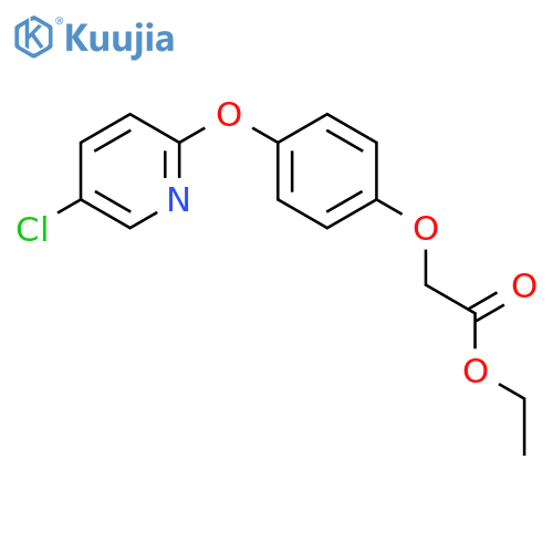 Acetic acid, [4-[(5-chloro-2-pyridinyl)oxy]phenoxy]-, ethyl ester structure