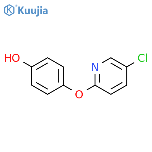 4-[(5-chloropyridin-2-yl)oxy]phenol structure