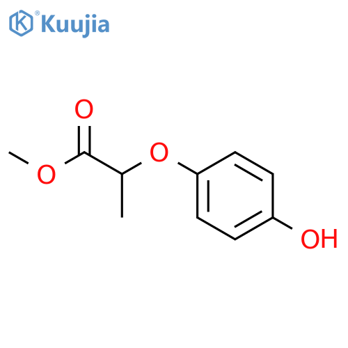 Methyl 2-(4-Hydroxyphenoxy)propionate structure