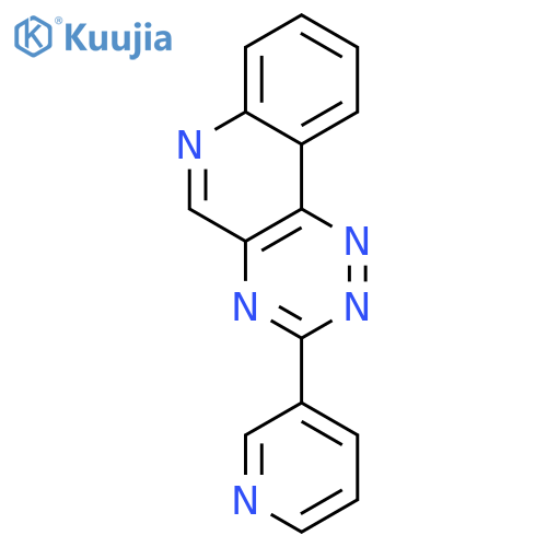 1,2,4-Triazino[5,6-c]quinoline, 3-(3-pyridinyl)- structure