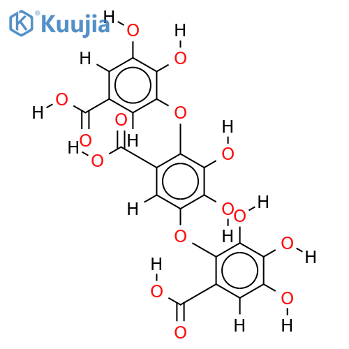 Dehydrotrigallic acid structure